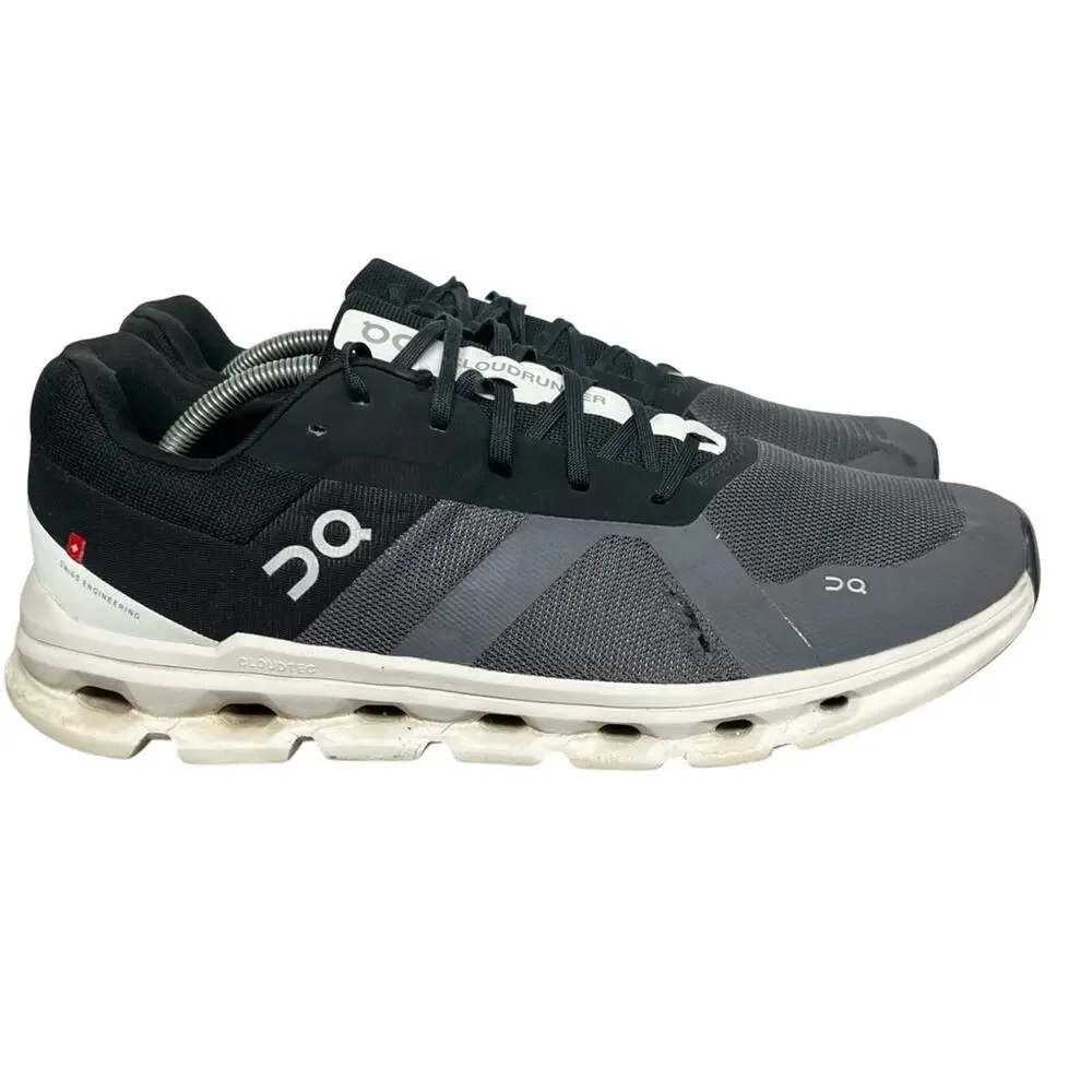 On Cloudrunner - Men's Running Sneakers (Eclipse/Frost) [56.99012] - Size 12